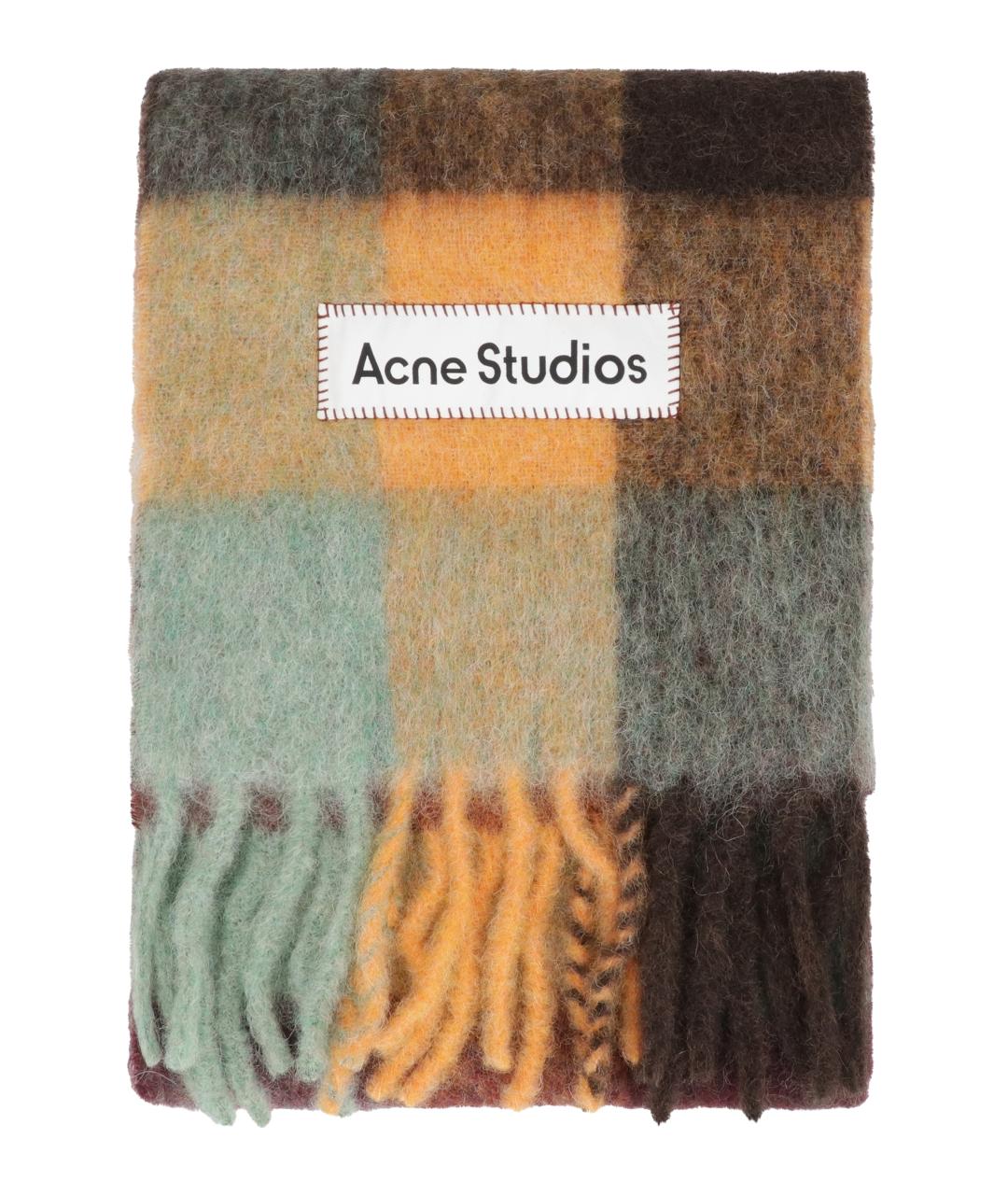 ACNE STUDIOS Мульти шерстяной шарф, фото 1