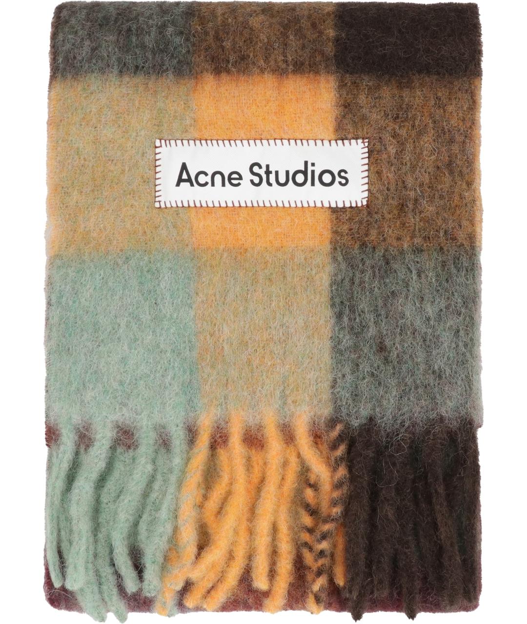 ACNE STUDIOS Мульти шерстяной шарф, фото 2