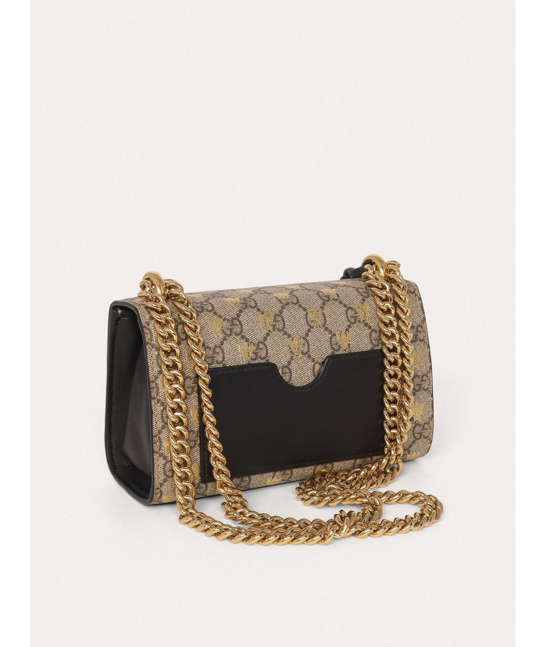GUCCI Черная кожаная сумка через плечо, фото 3