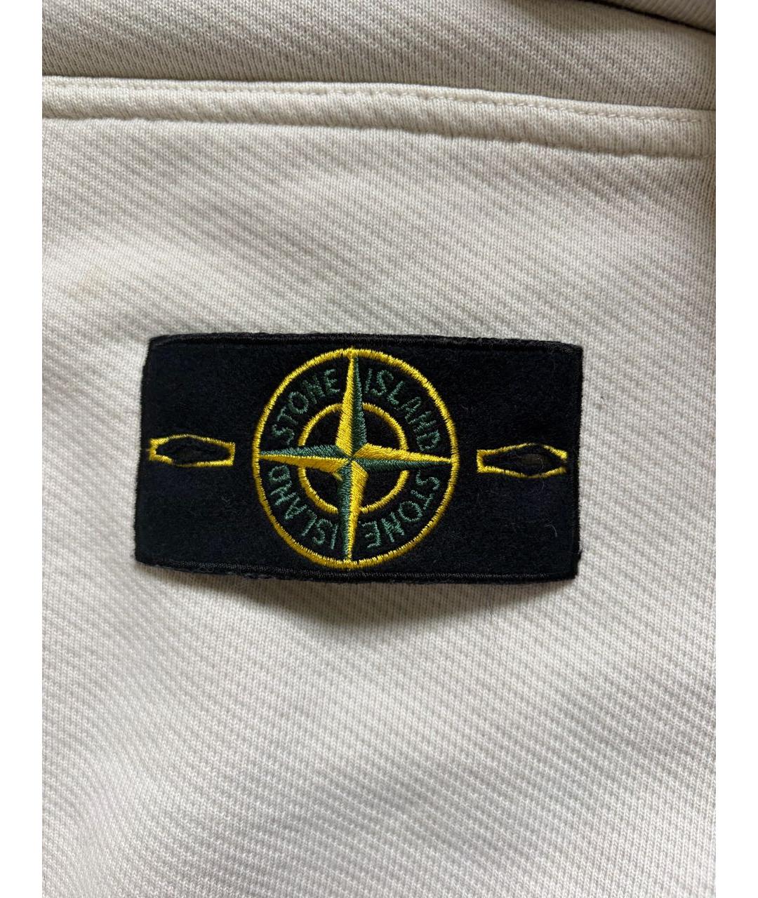 STONE ISLAND Серая хлопковая водолазка, фото 4