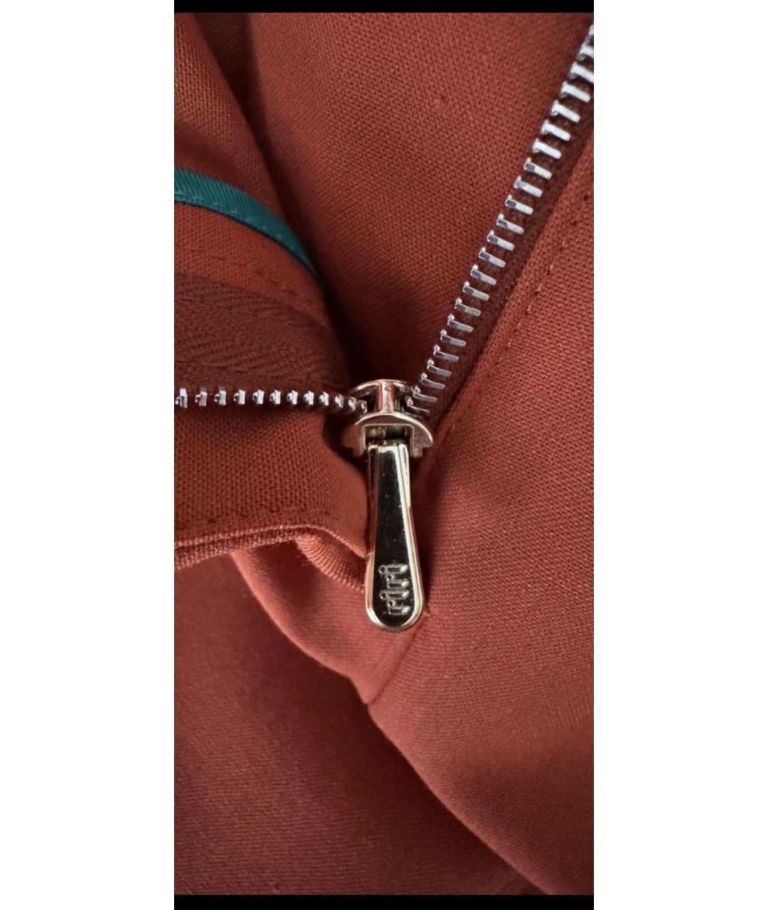 PAUL SMITH Коричневые шерстяные брюки широкие, фото 6