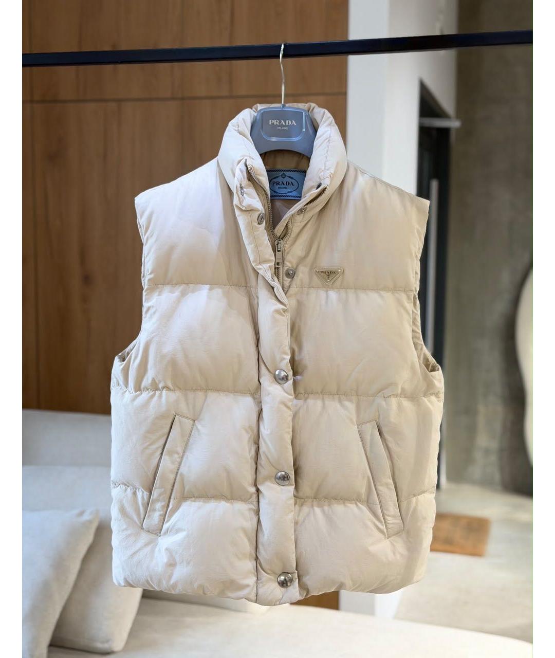 PRADA Бежевый жилет, фото 3
