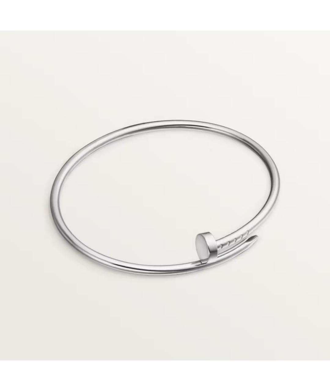 CARTIER Серебряный браслет из белого золота, фото 6
