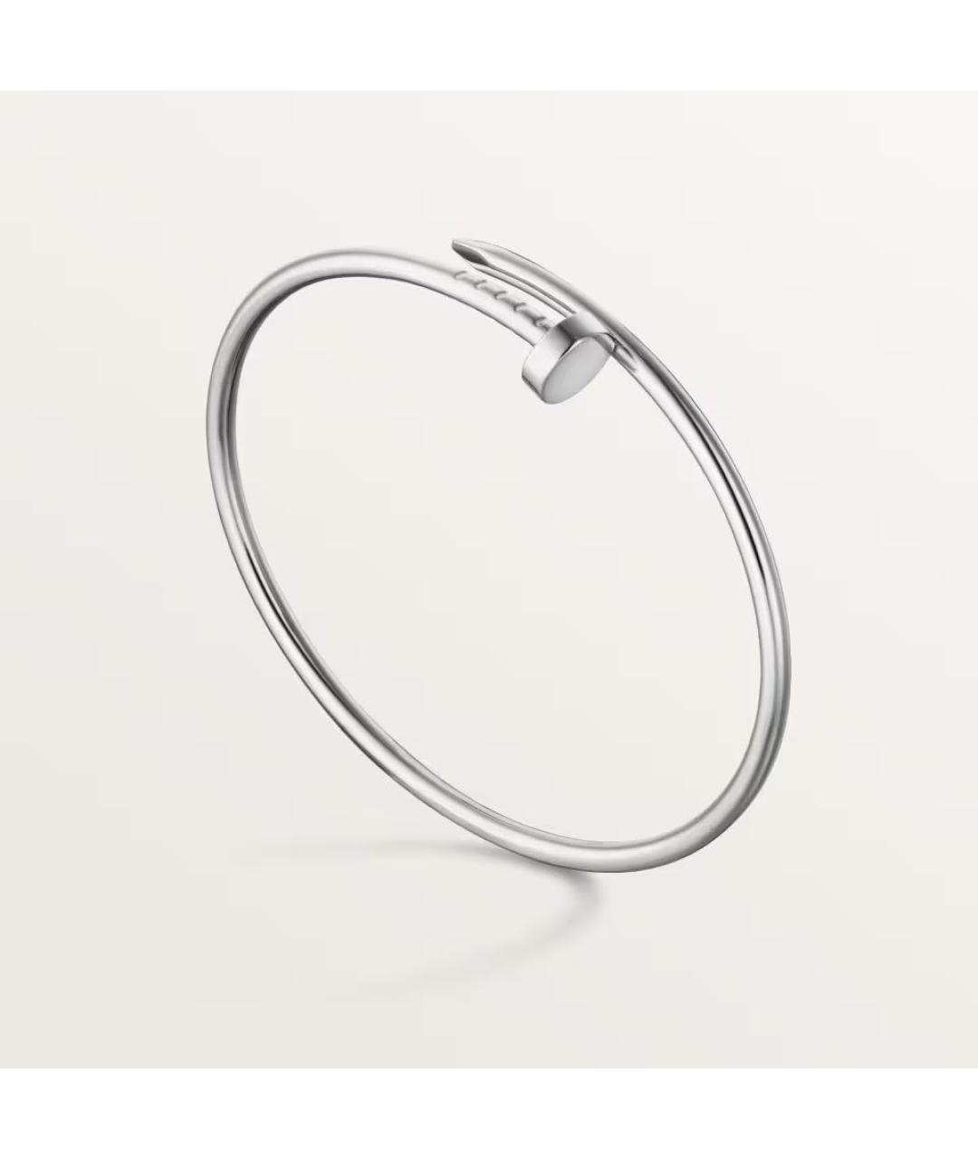 CARTIER Серебряный браслет из белого золота, фото 2
