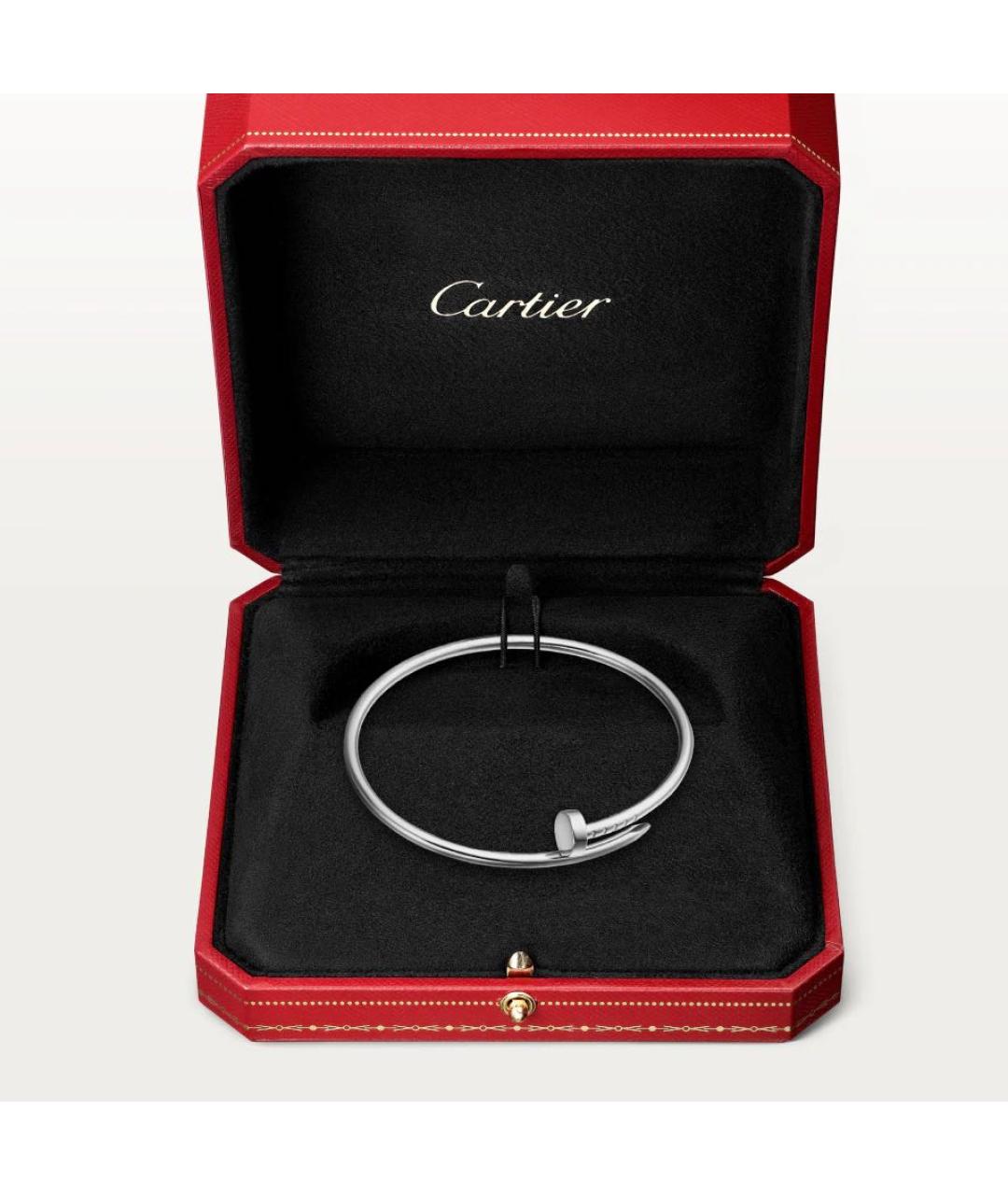 CARTIER Серебряный браслет из белого золота, фото 5