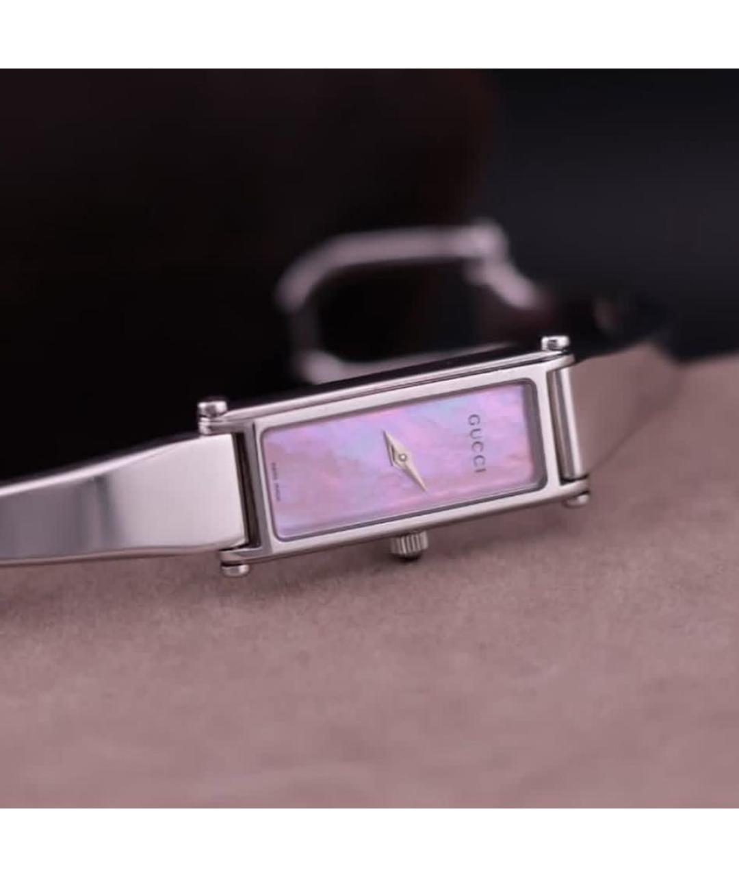 GUCCI Серебряные часы, фото 2