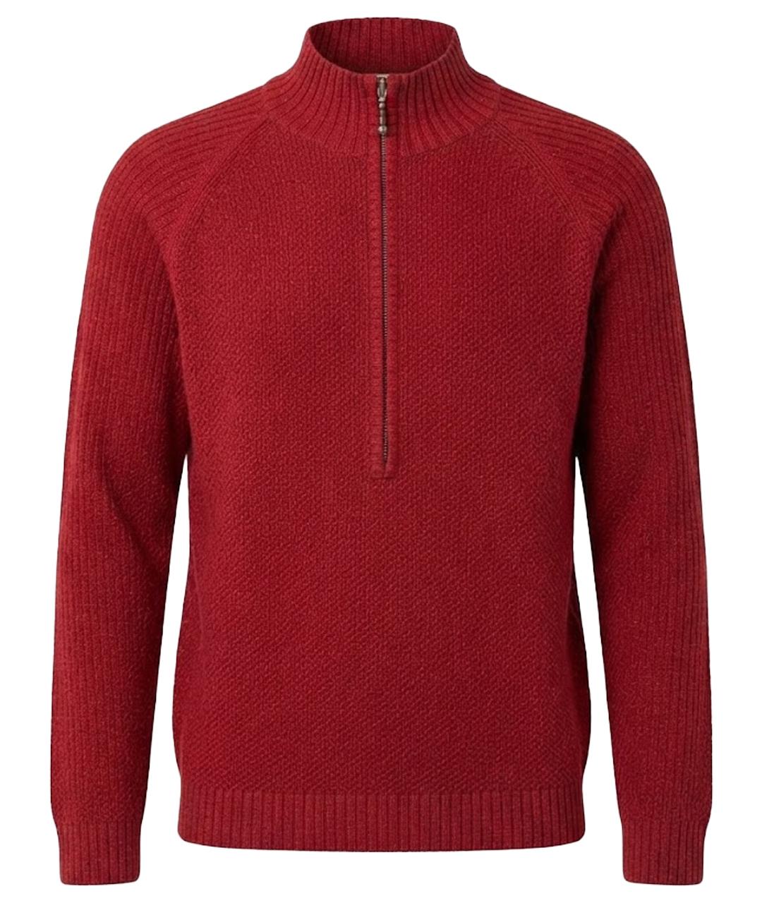 WOOLRICH Бордовый хлопковый джемпер / свитер, фото 1