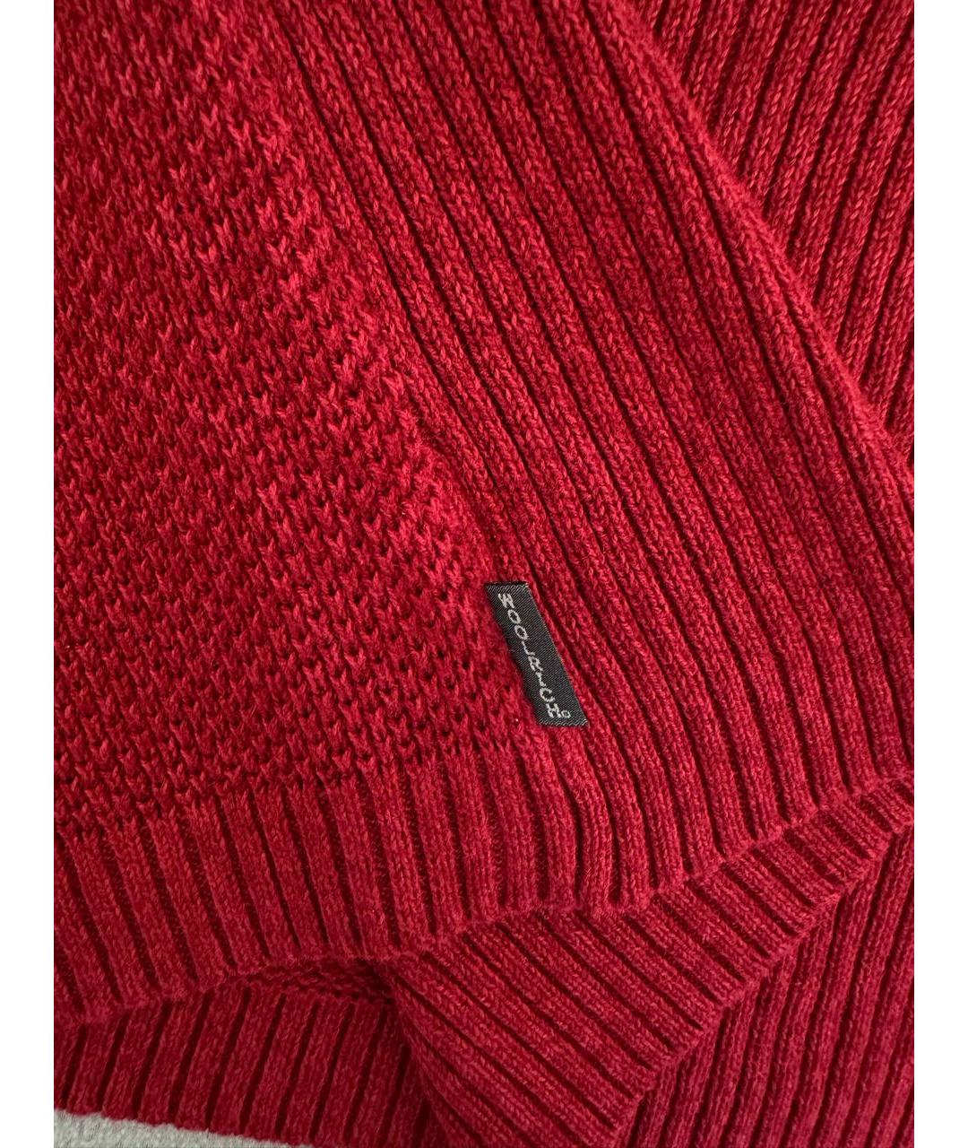 WOOLRICH Бордовый хлопковый джемпер / свитер, фото 5
