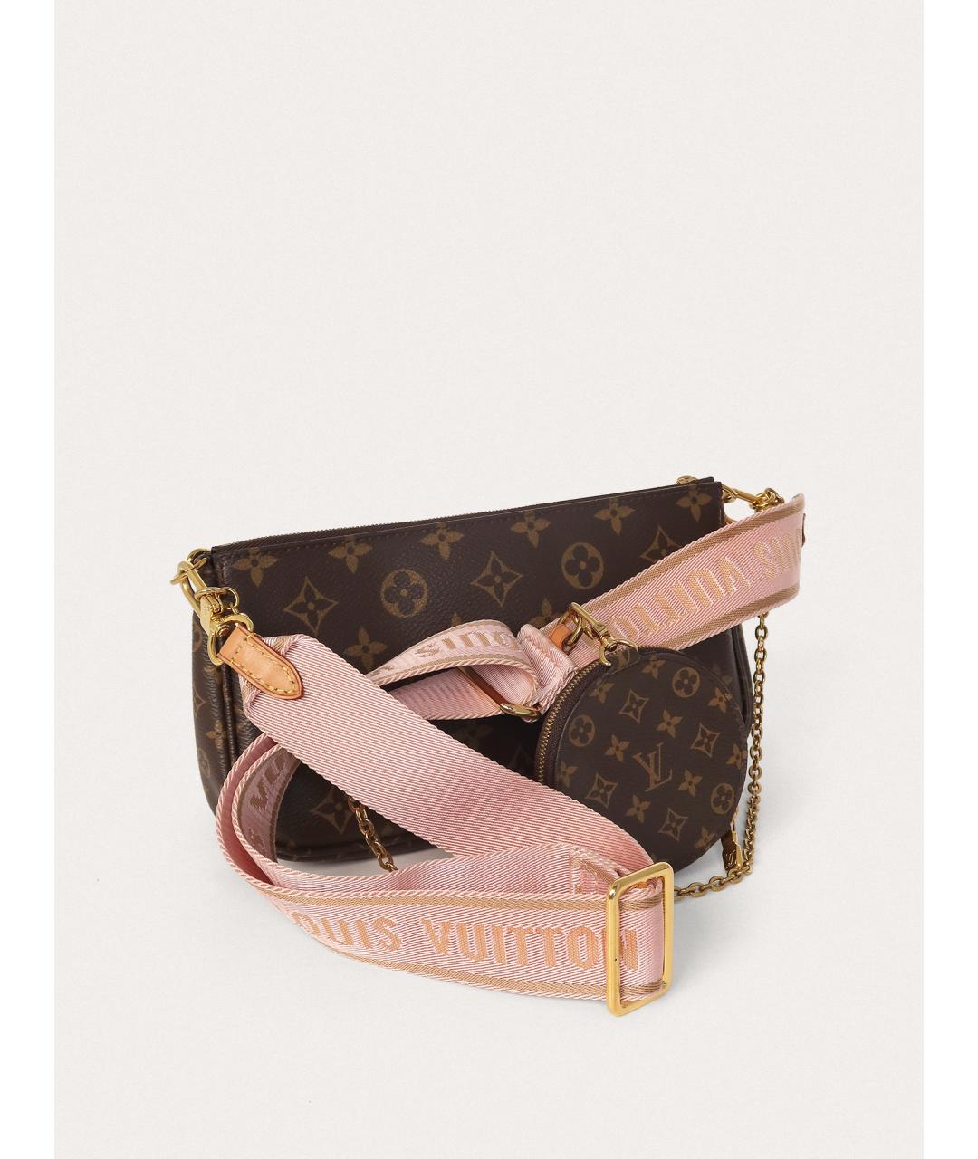 LOUIS VUITTON Коричневая сумка через плечо, фото 3