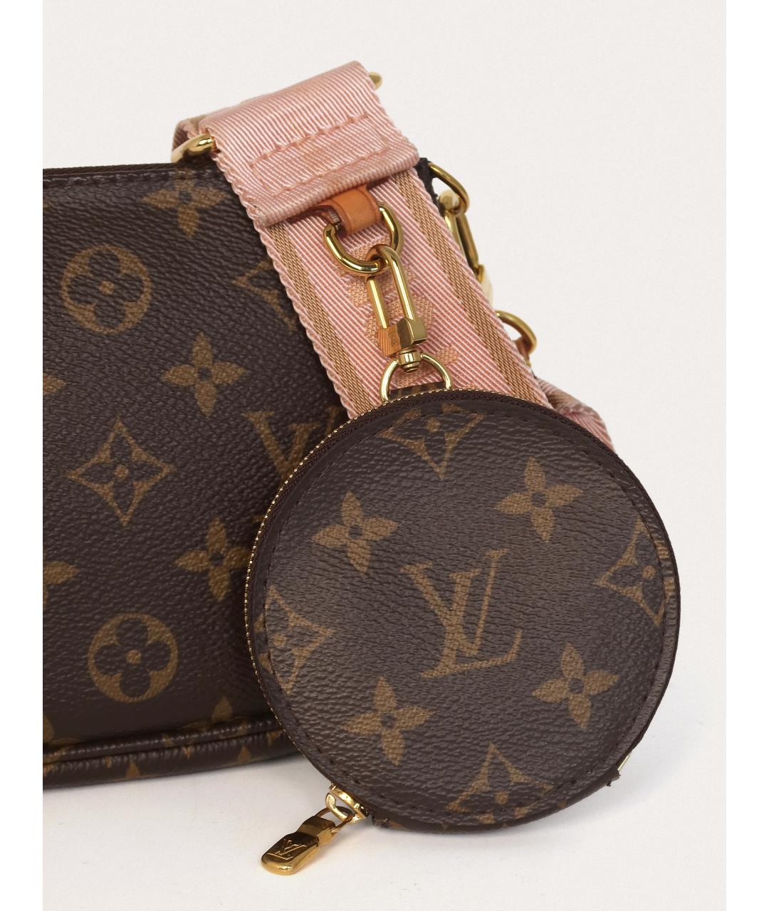 LOUIS VUITTON Коричневая сумка через плечо, фото 5