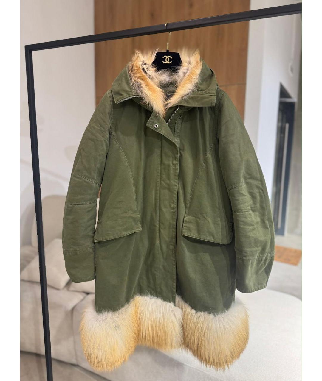ERMANNO SCERVINO Хаки парка, фото 3
