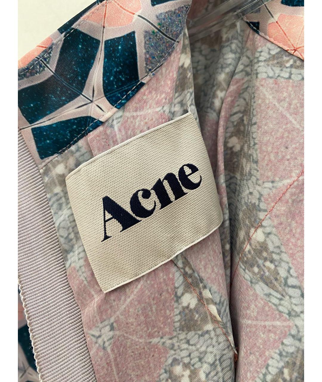 ACNE STUDIOS Мульти полиэстеровое повседневное платье, фото 3