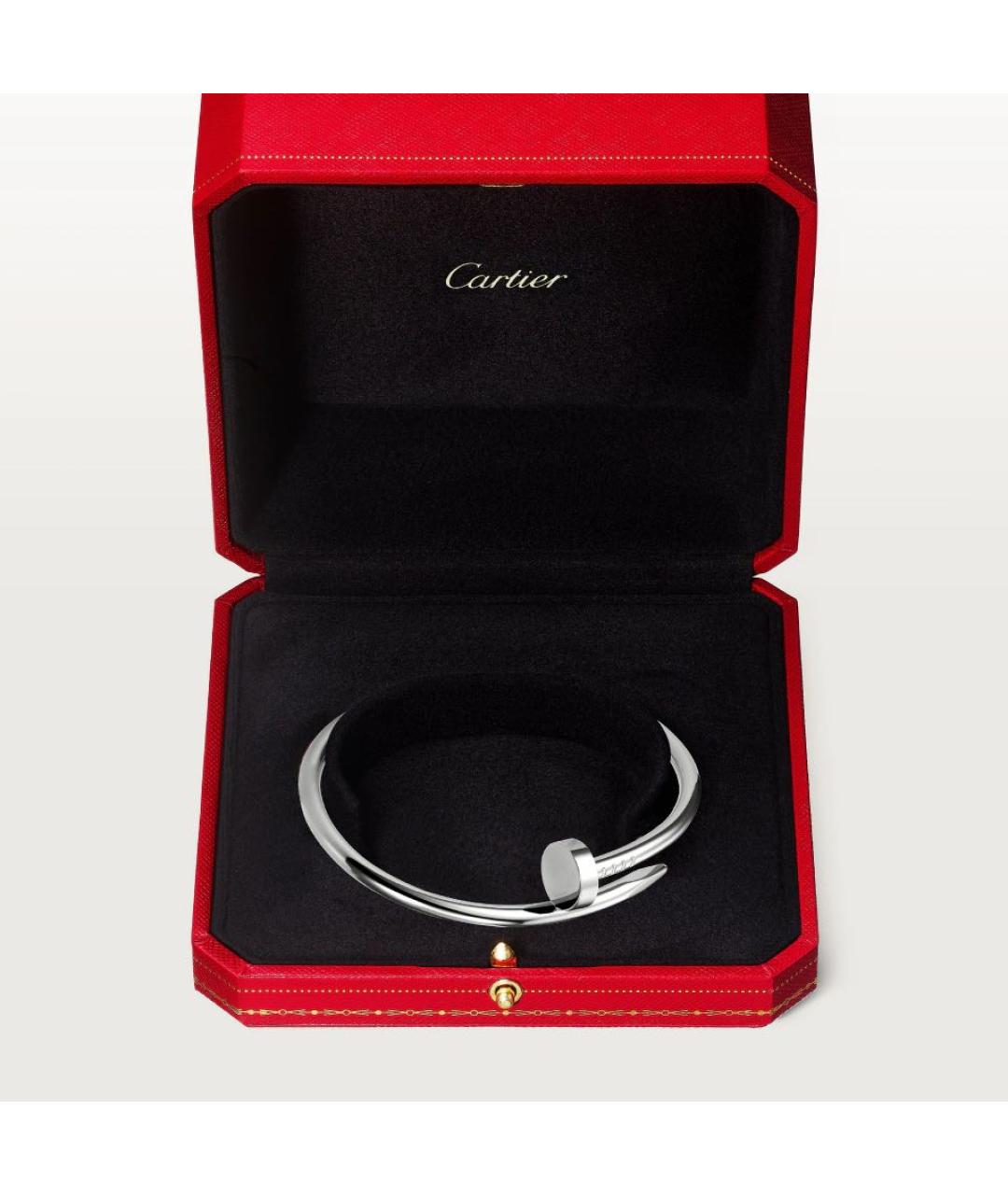 CARTIER Серебряный браслет из белого золота, фото 7