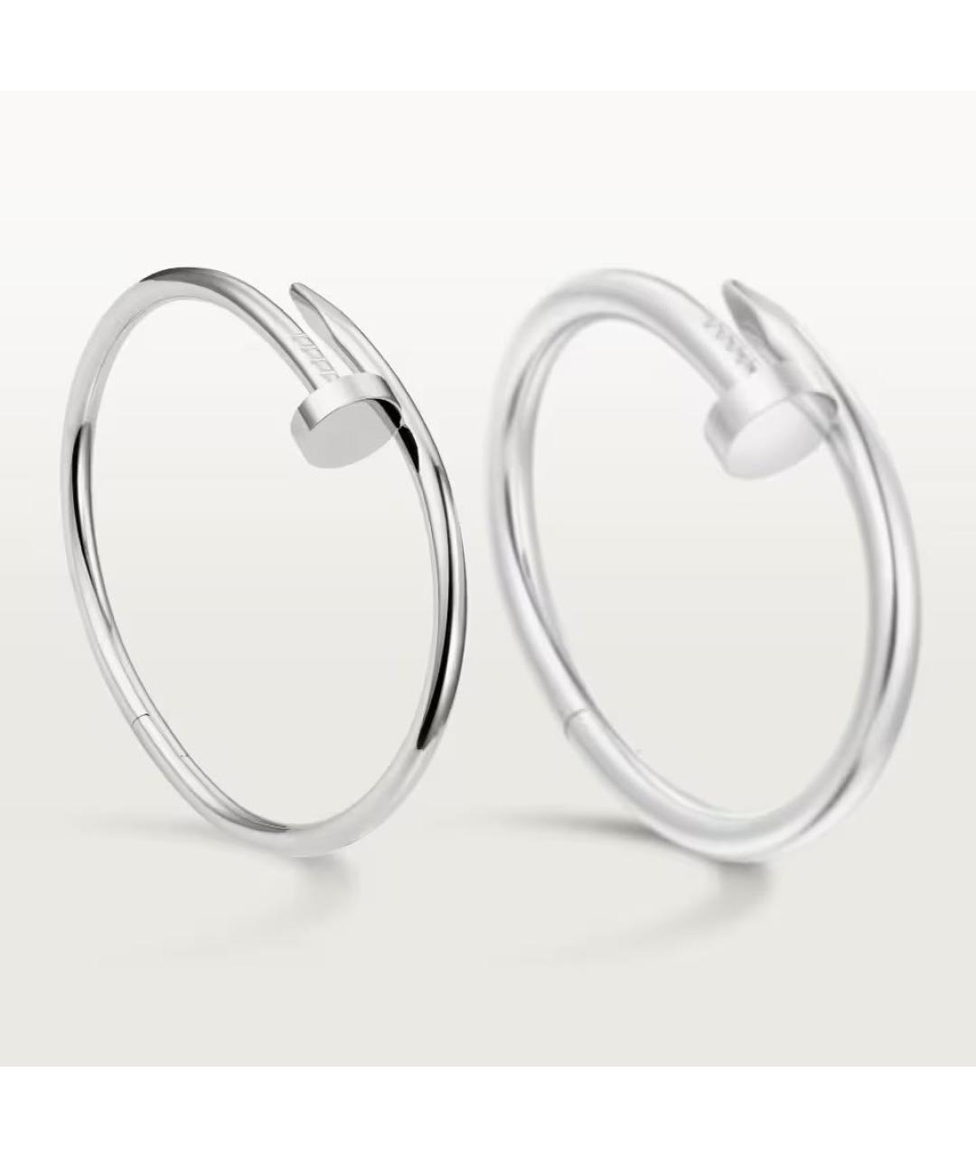 CARTIER Серебряный браслет из белого золота, фото 5