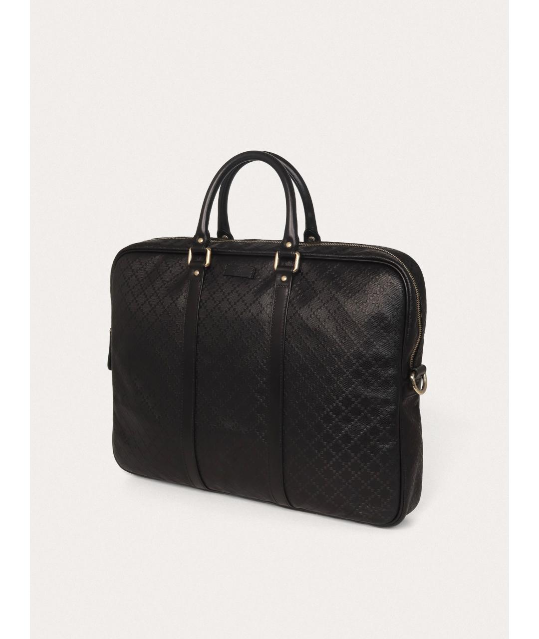 GUCCI Черный портфель, фото 2