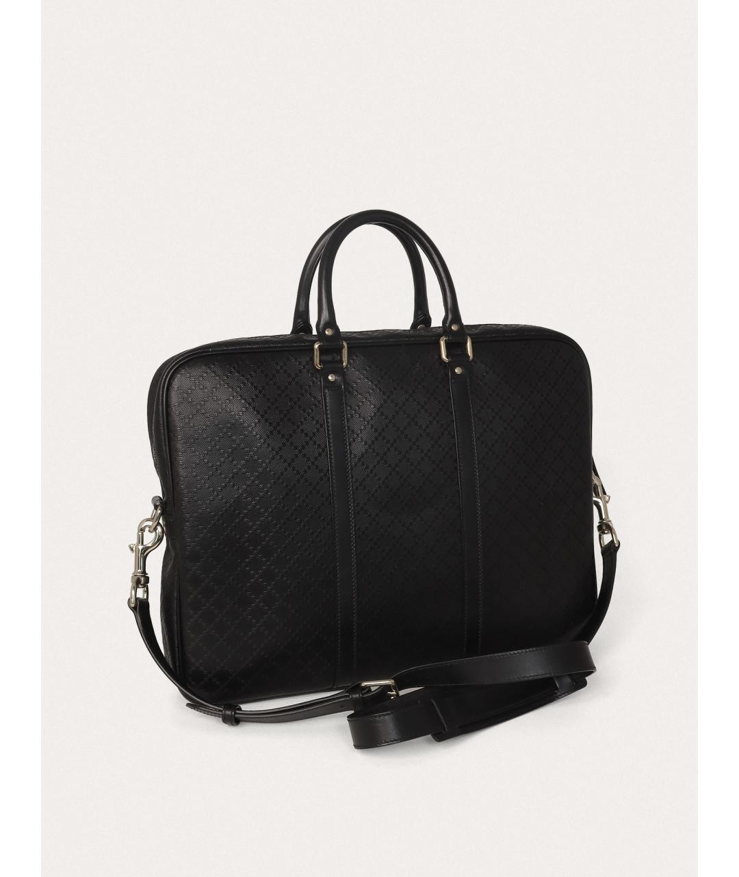 GUCCI Черный портфель, фото 3