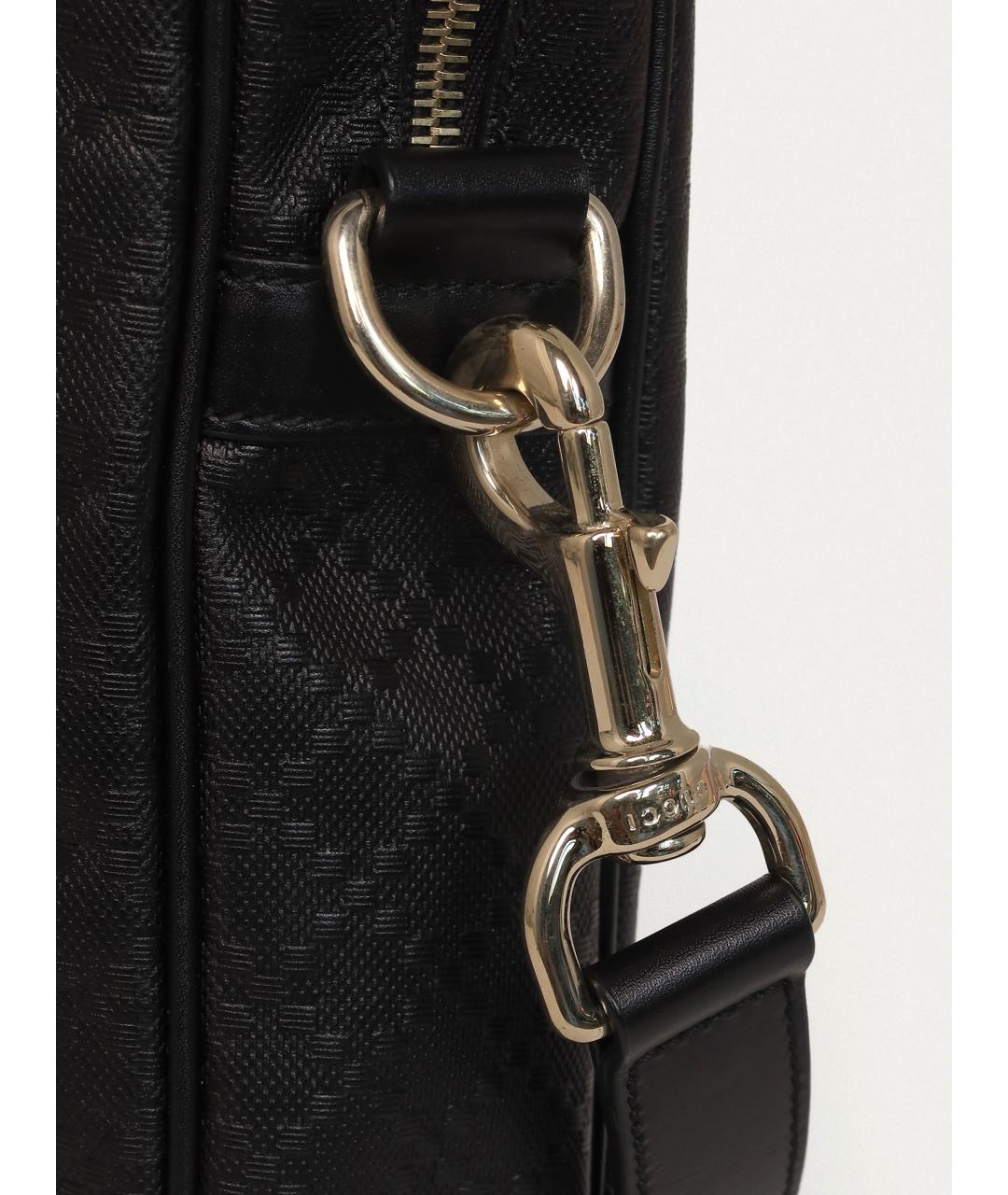 GUCCI Черный портфель, фото 5