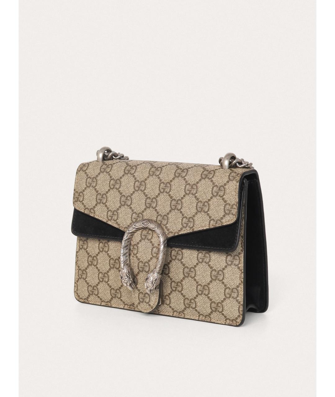 GUCCI Черная замшевая сумка через плечо, фото 2