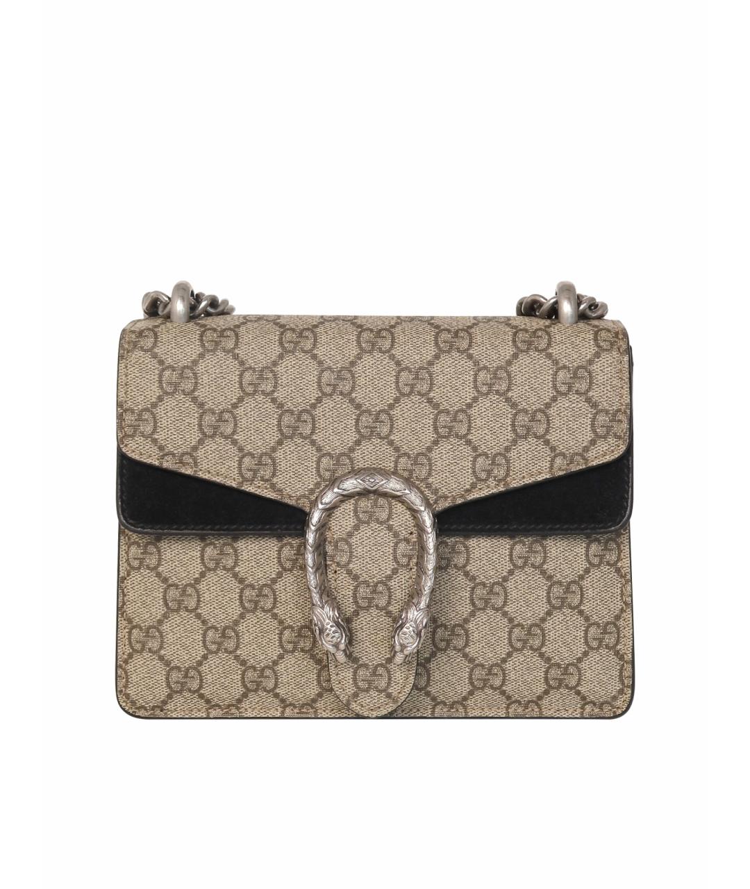 GUCCI Черная замшевая сумка через плечо, фото 9