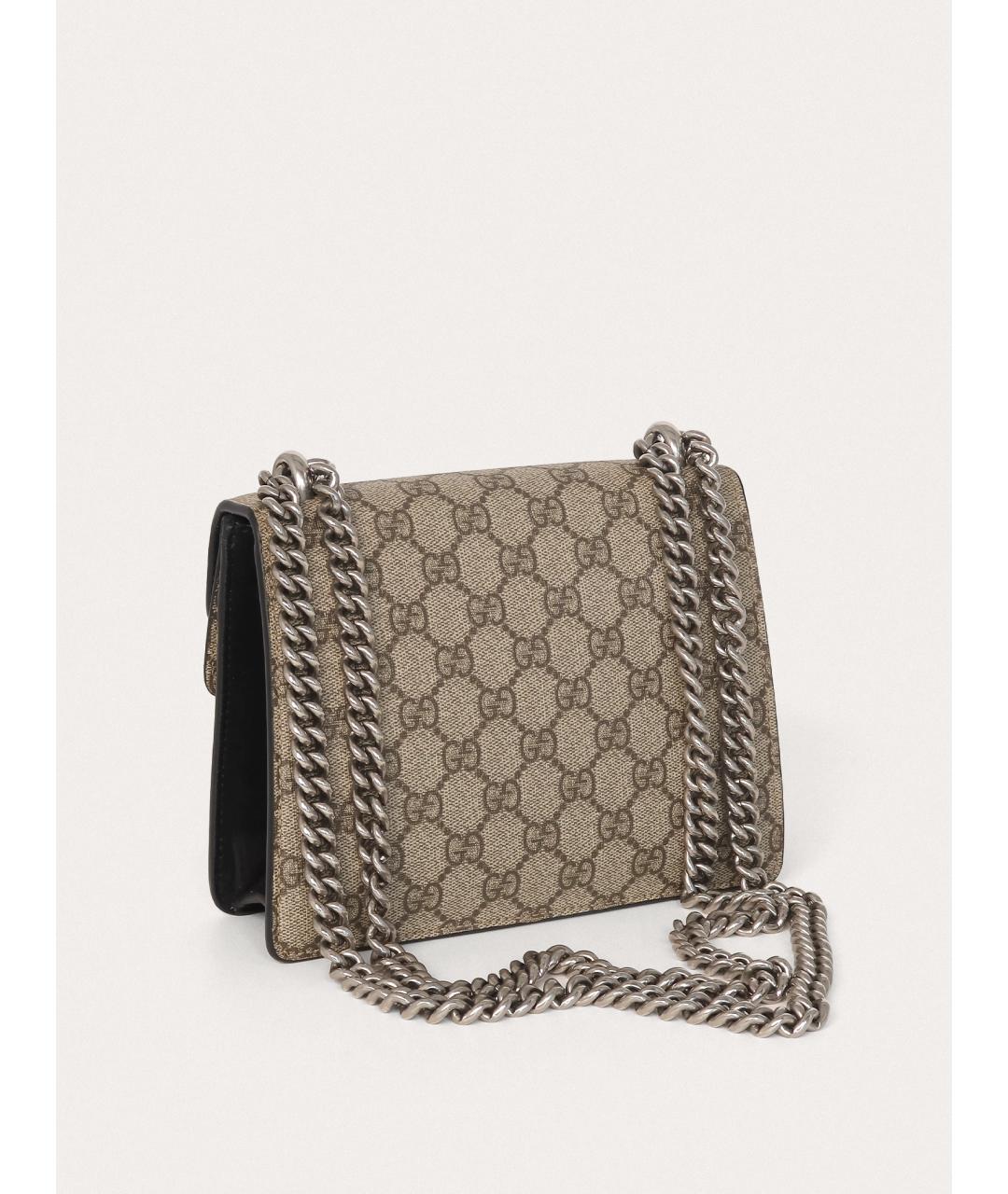 GUCCI Черная замшевая сумка через плечо, фото 3