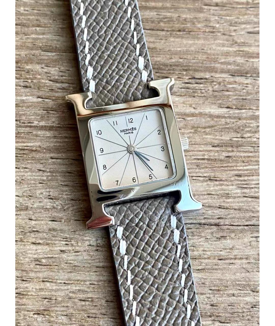 HERMES Серые часы, фото 7