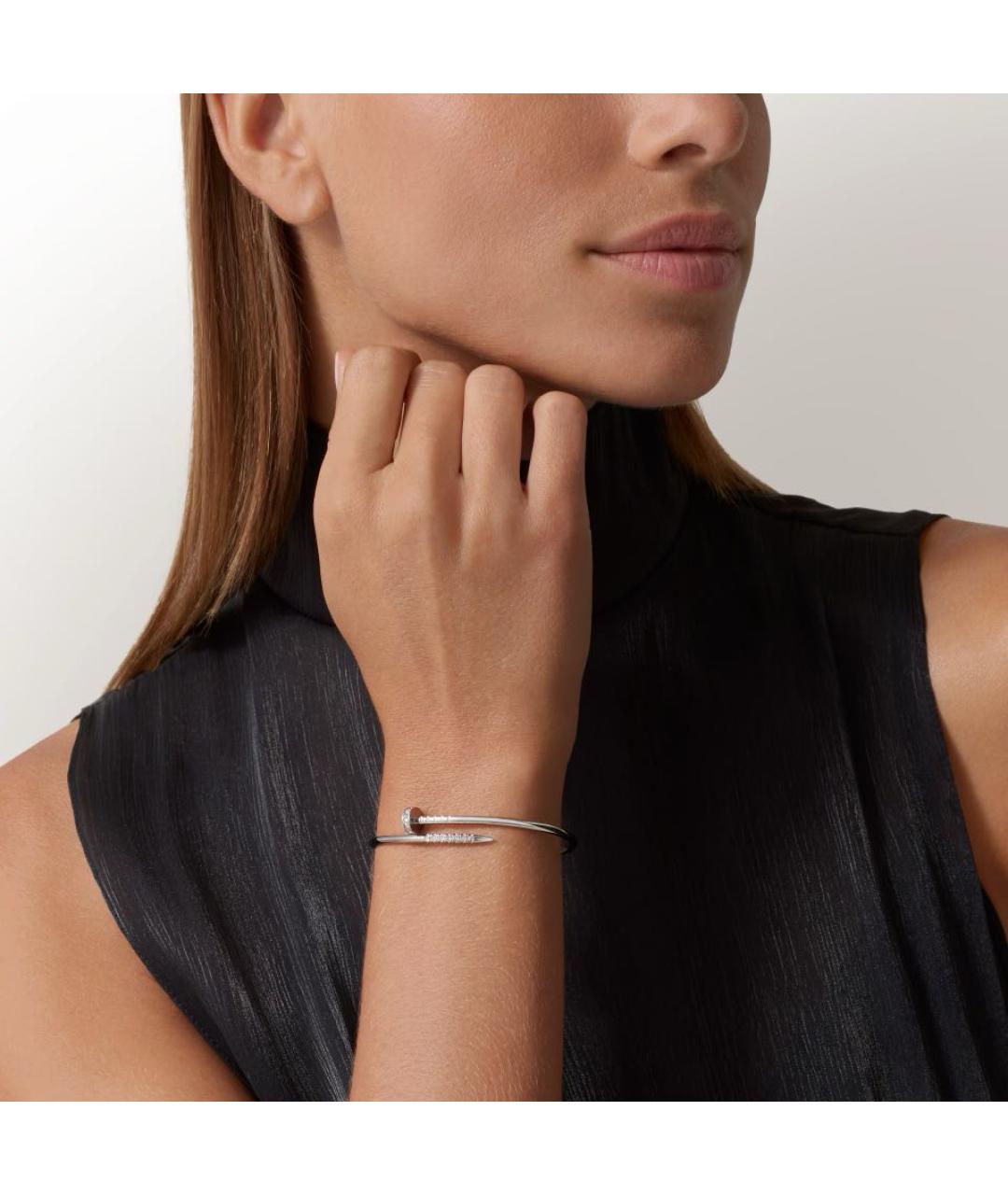 CARTIER Серебряный браслет из белого золота, фото 3
