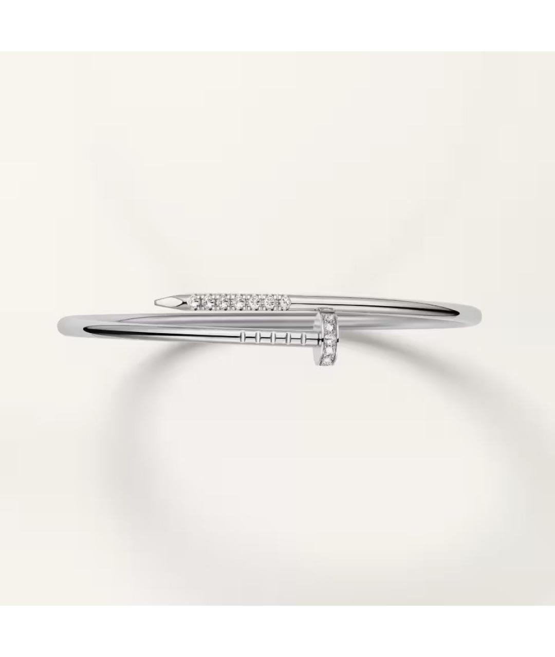 CARTIER Серебряный браслет из белого золота, фото 5