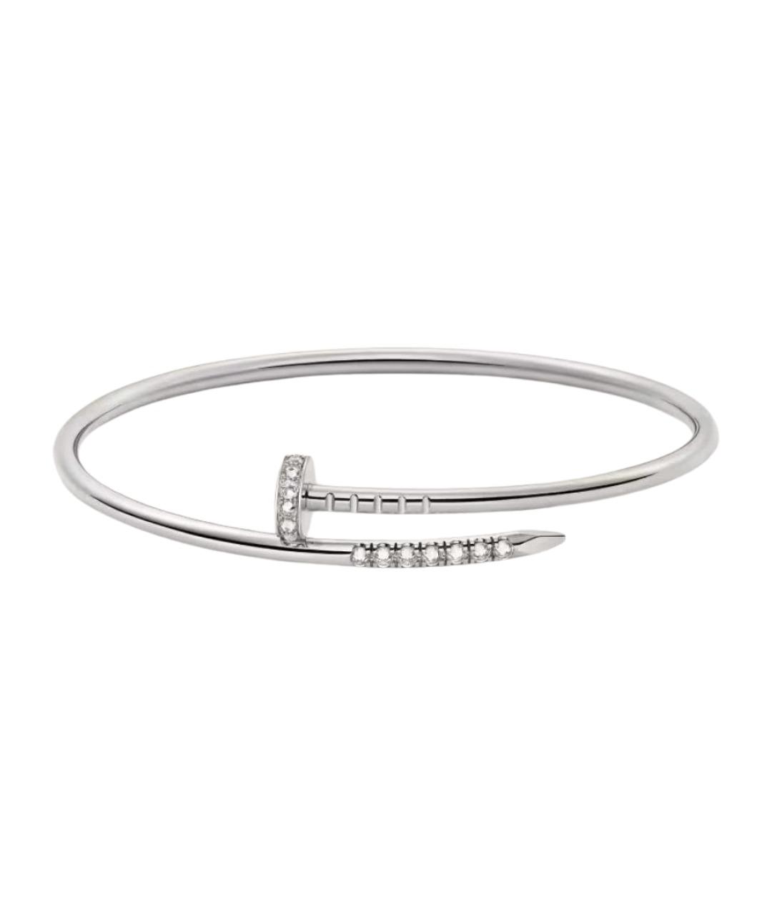 CARTIER Серебряный браслет из белого золота, фото 1