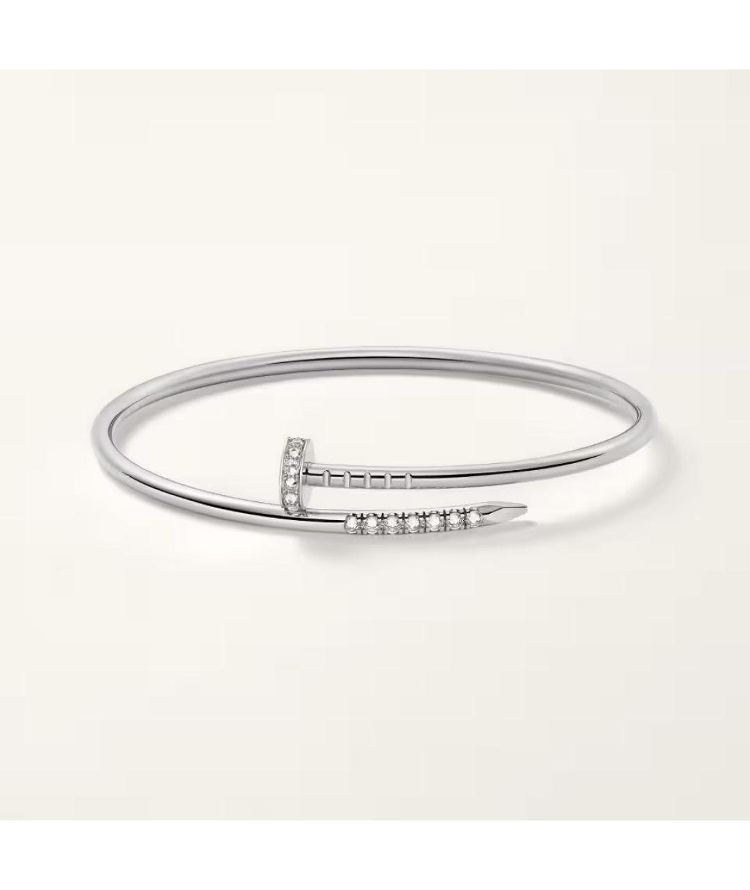CARTIER Серебряный браслет из белого золота, фото 6