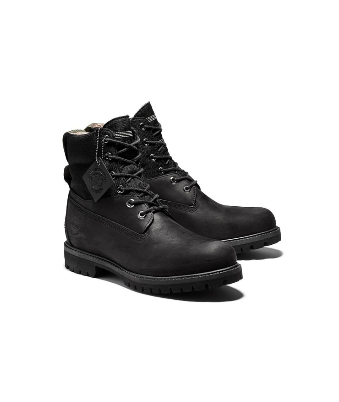 TIMBERLAND Черные кожаные высокие ботинки, фото 3