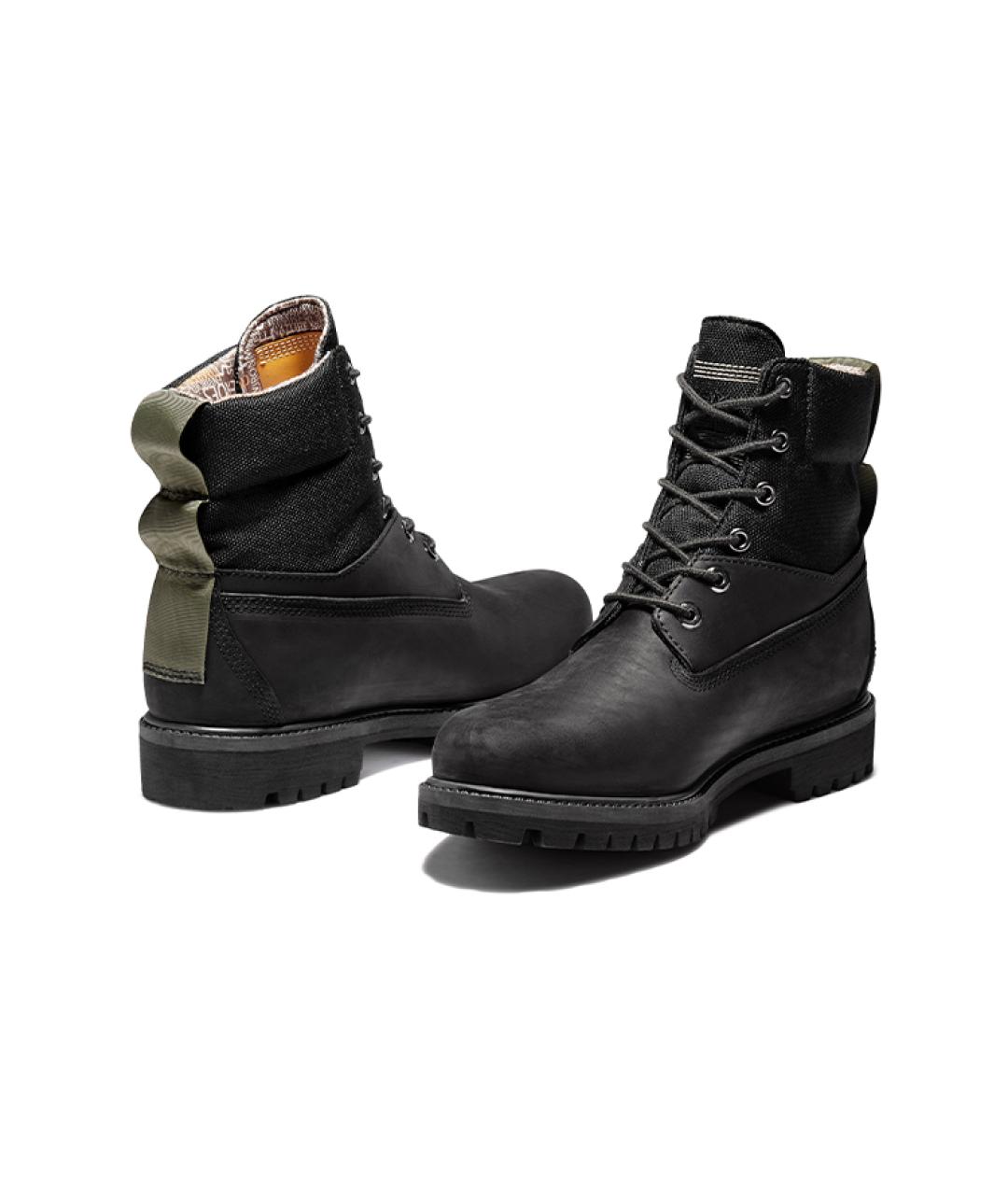 TIMBERLAND Черные кожаные высокие ботинки, фото 2