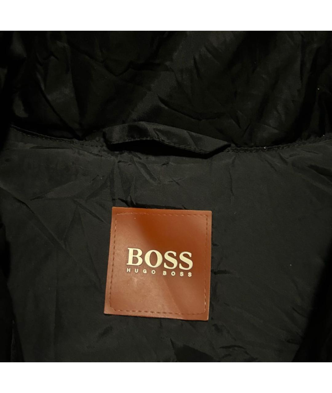 HUGO BOSS Черный нейлоновый жилет, фото 3
