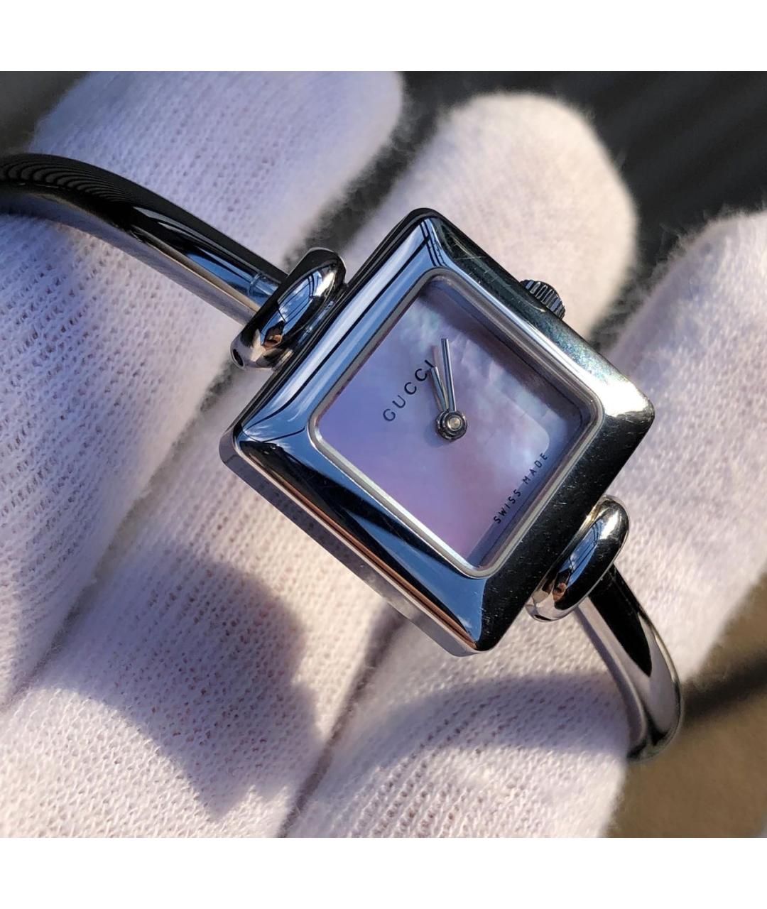 GUCCI Серебряные часы, фото 2