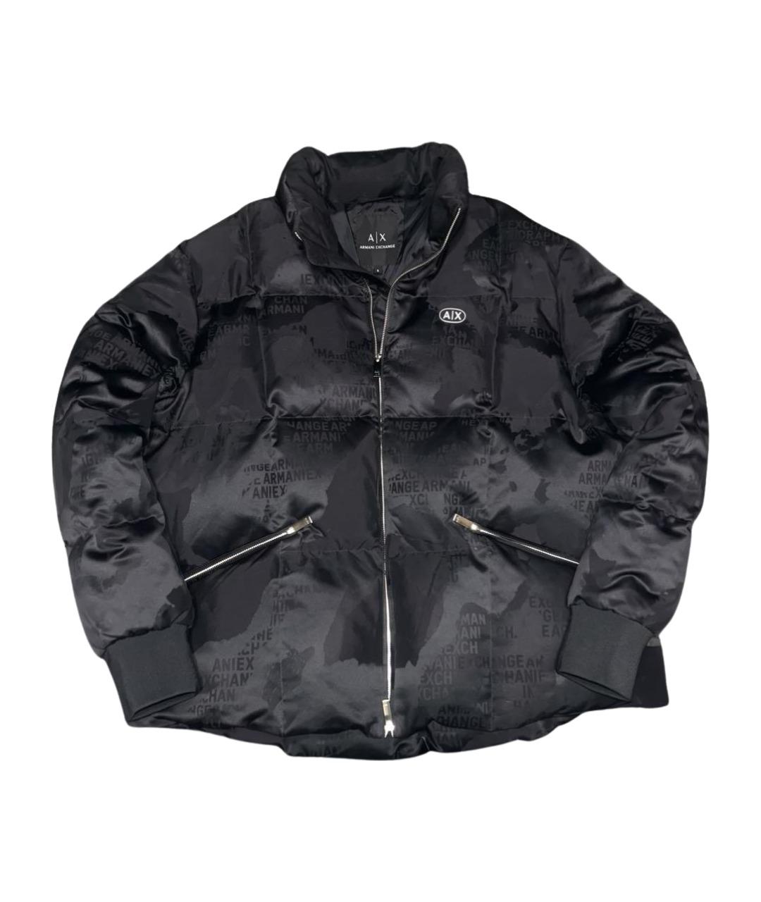 ARMANI EXCHANGE Черный пуховик, фото 1