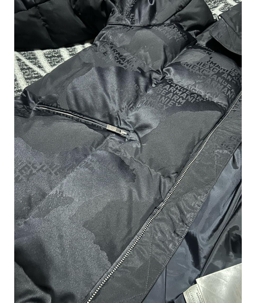 ARMANI EXCHANGE Черный пуховик, фото 2