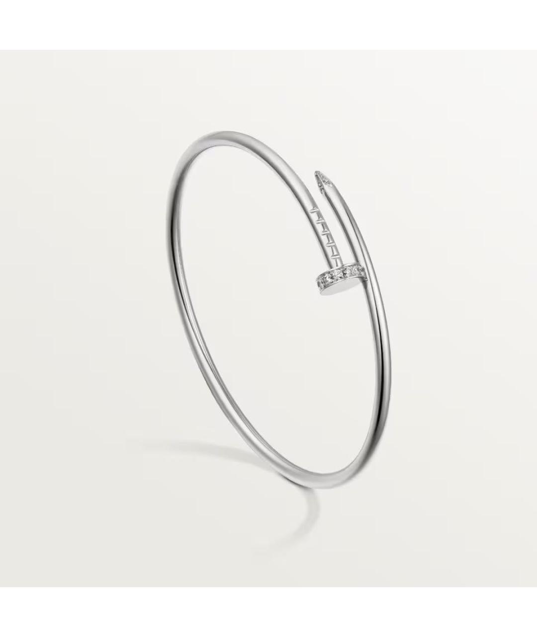 CARTIER Серебряный браслет из белого золота, фото 2