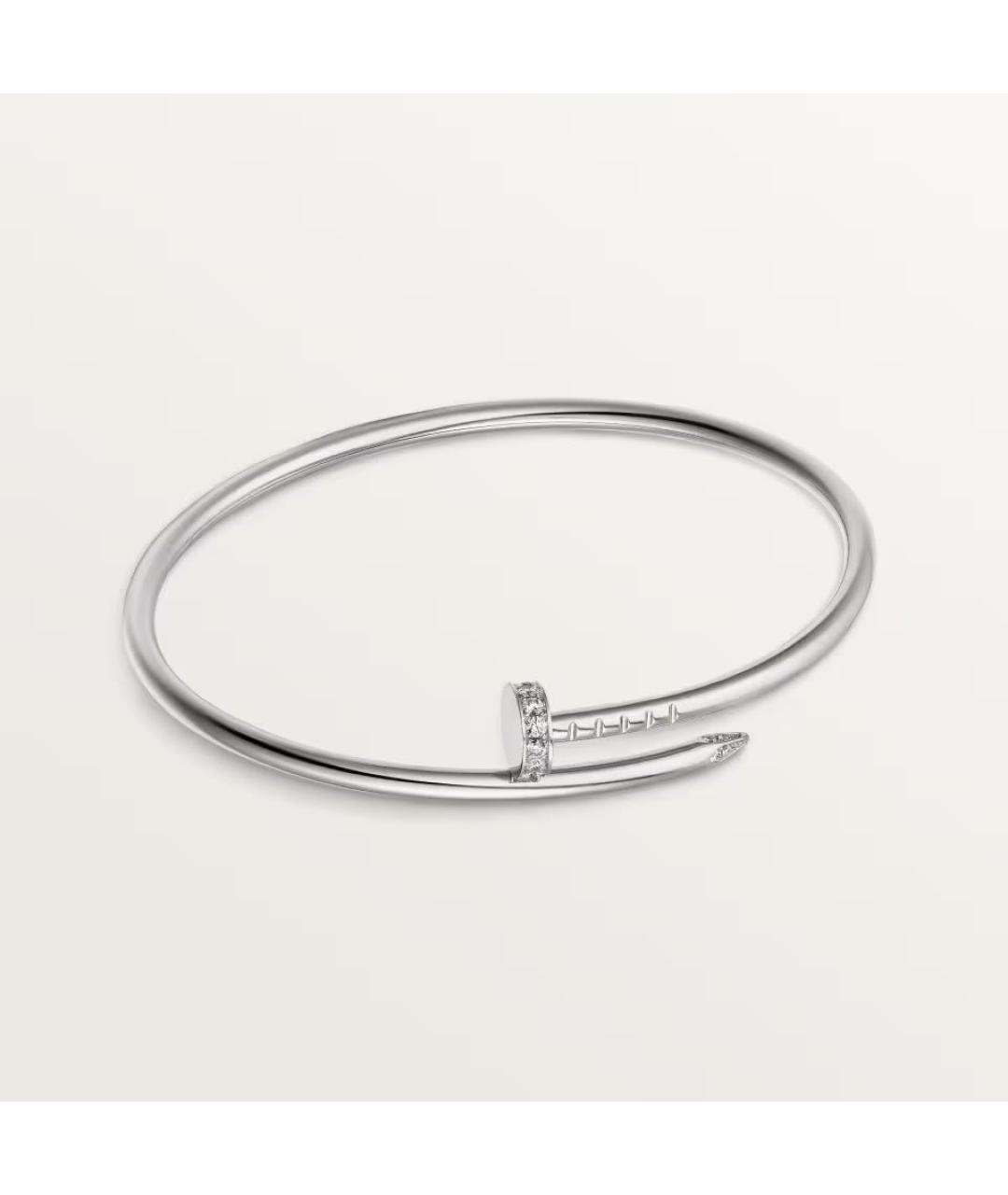 CARTIER Серебряный браслет из белого золота, фото 6