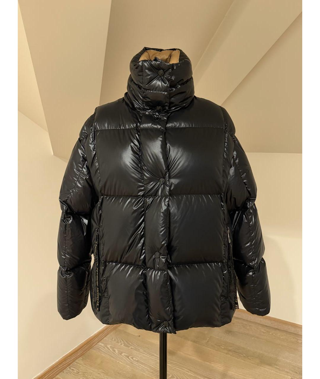 MONCLER Черный пуховик, фото 7