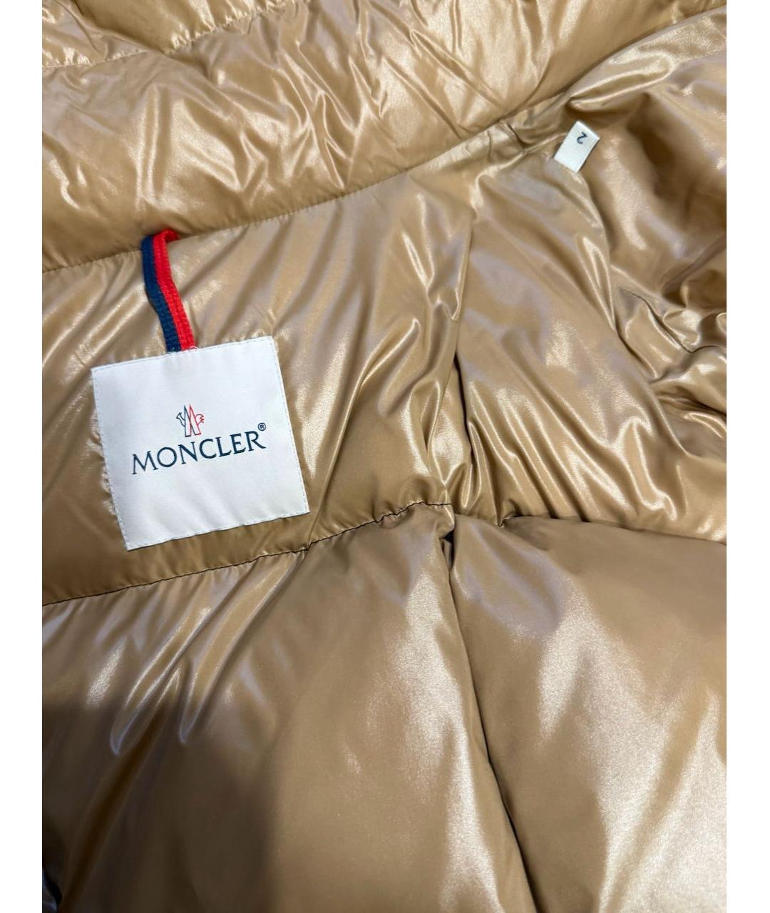 MONCLER Черный пуховик, фото 6