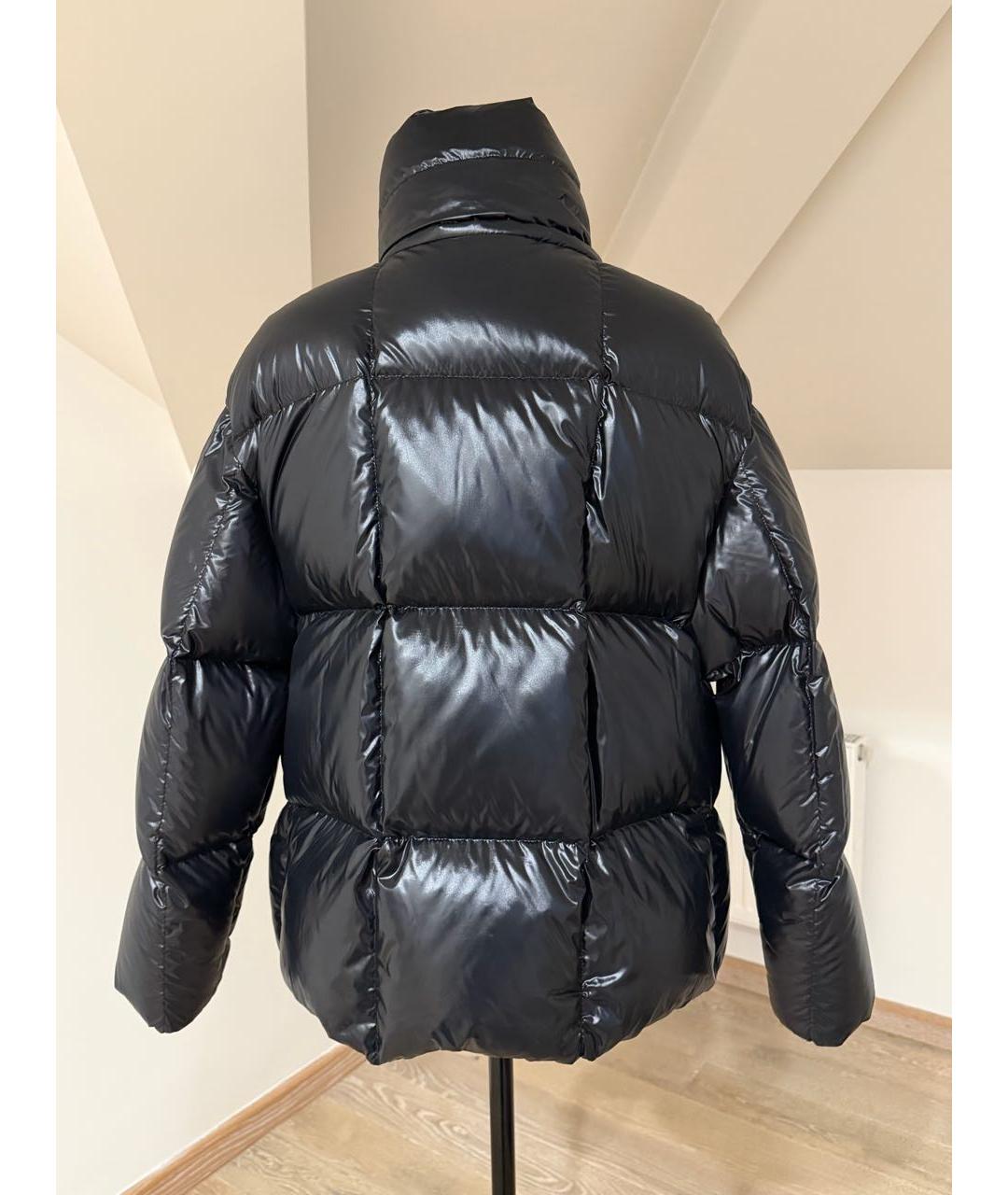 MONCLER Черный пуховик, фото 2