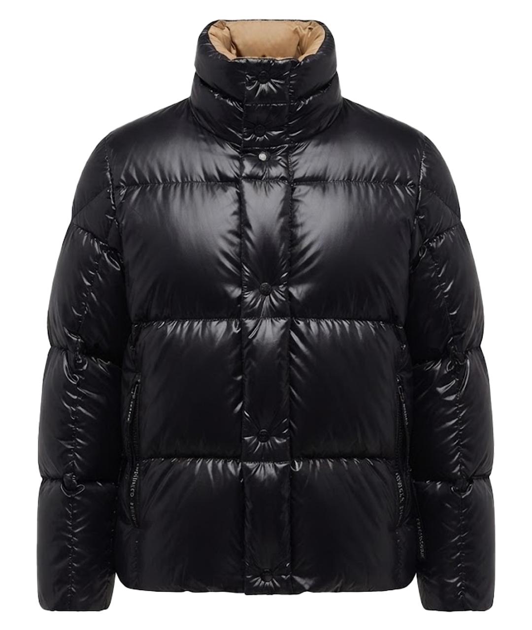 MONCLER Черный пуховик, фото 1