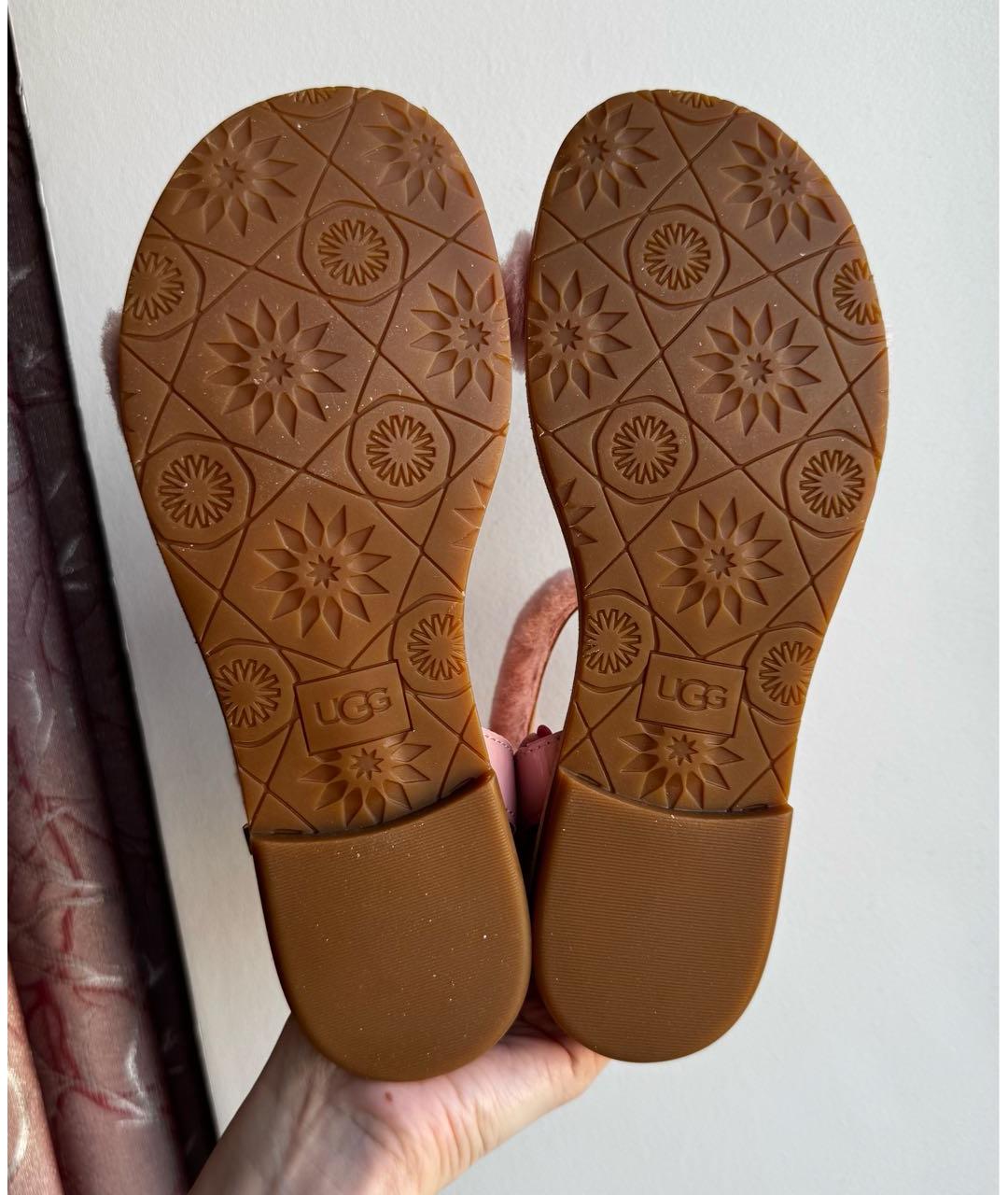 UGG Розовые сандалии, фото 7