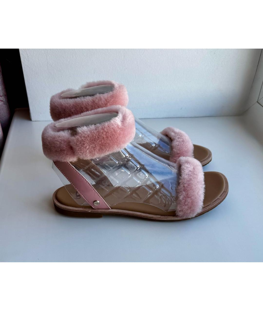 UGG Розовые сандалии, фото 5