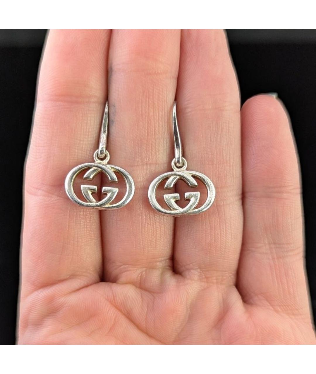 GUCCI Серебряные серебряные серьги, фото 3
