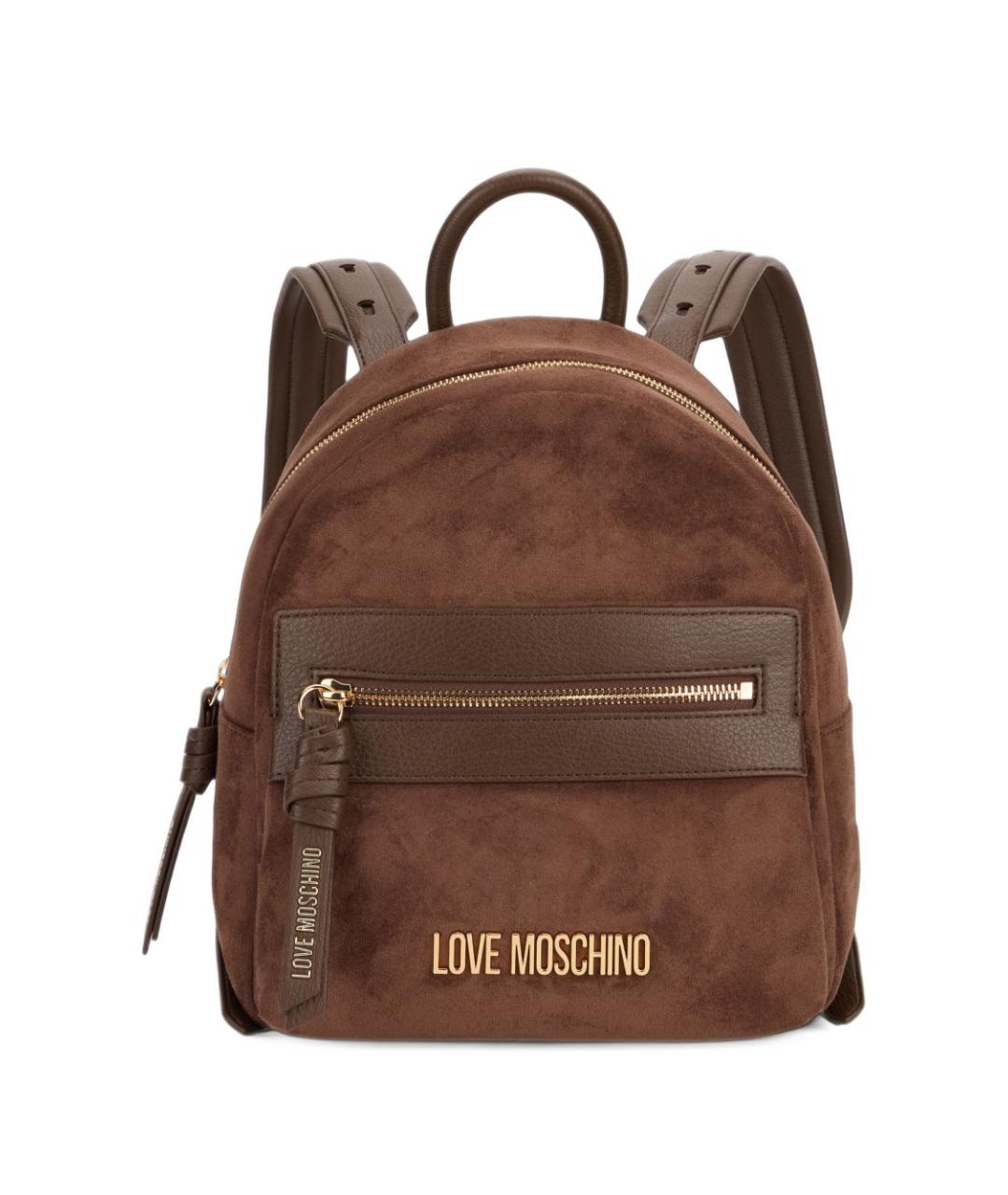 LOVE MOSCHINO Коричневый рюкзак, фото 1