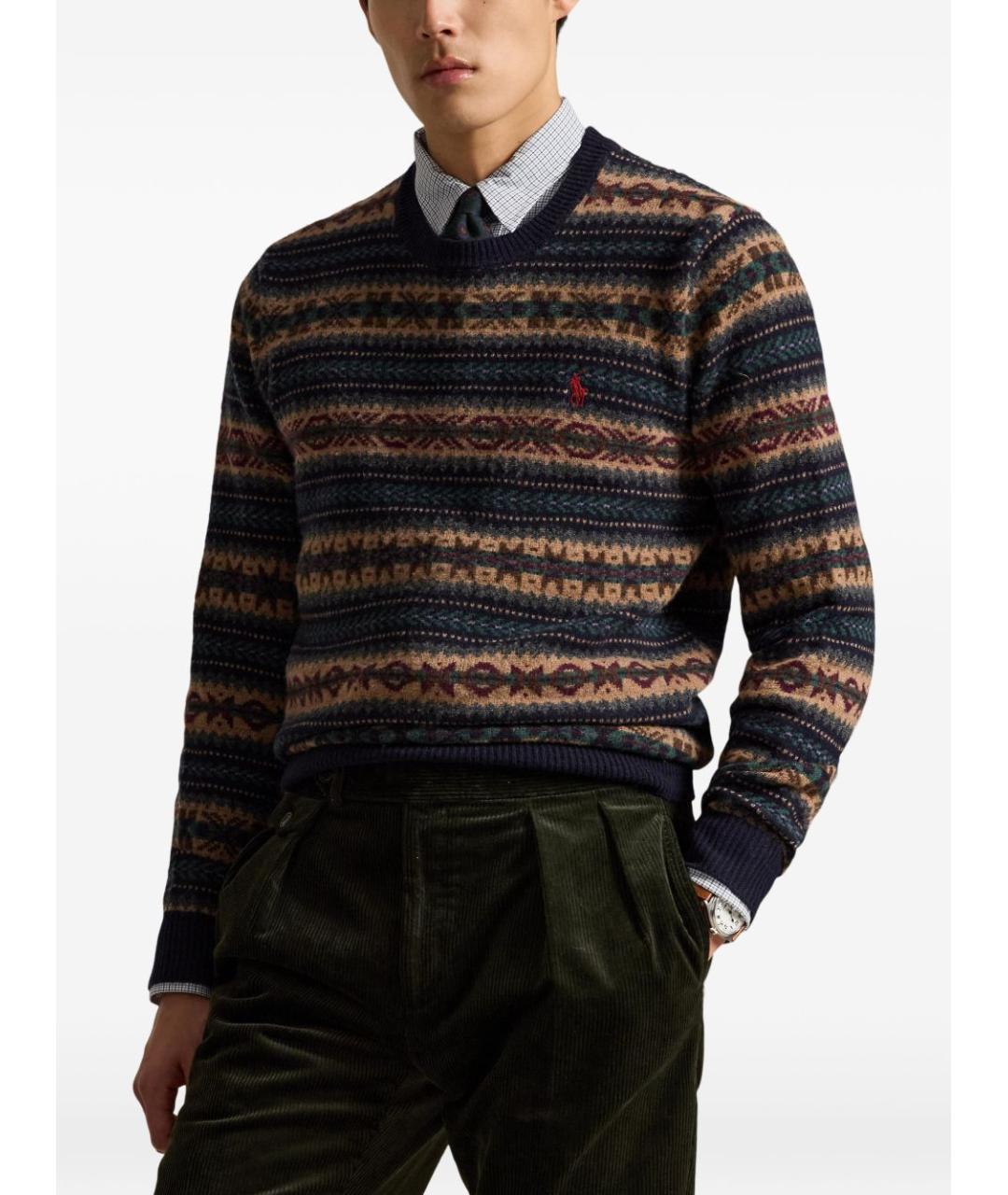 POLO RALPH LAUREN Мульти шерстяной джемпер / свитер, фото 5