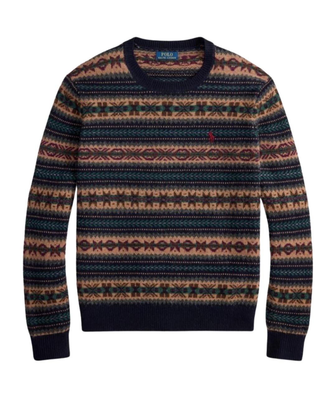 POLO RALPH LAUREN Мульти шерстяной джемпер / свитер, фото 1