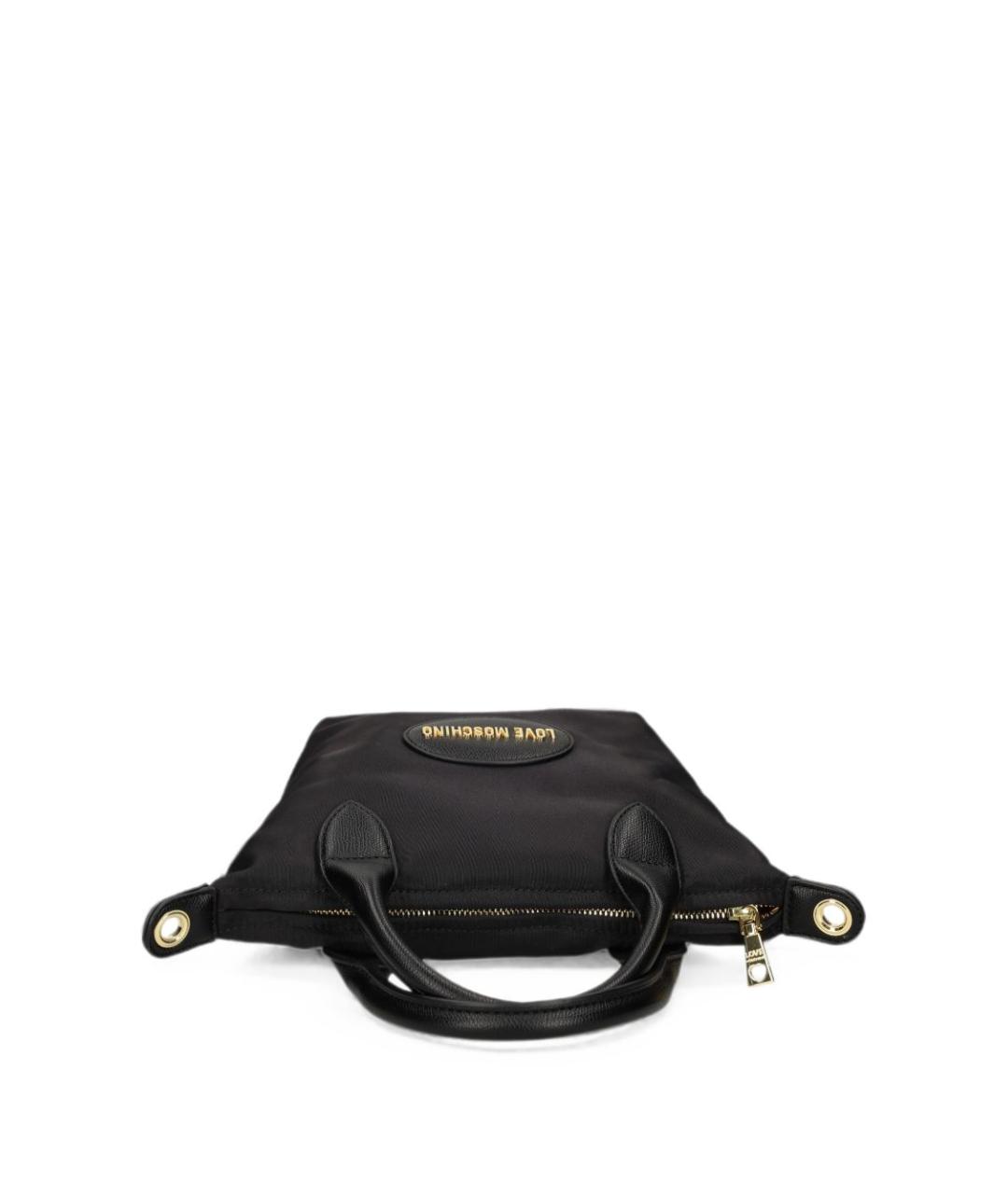 LOVE MOSCHINO Черная сумка тоут, фото 2