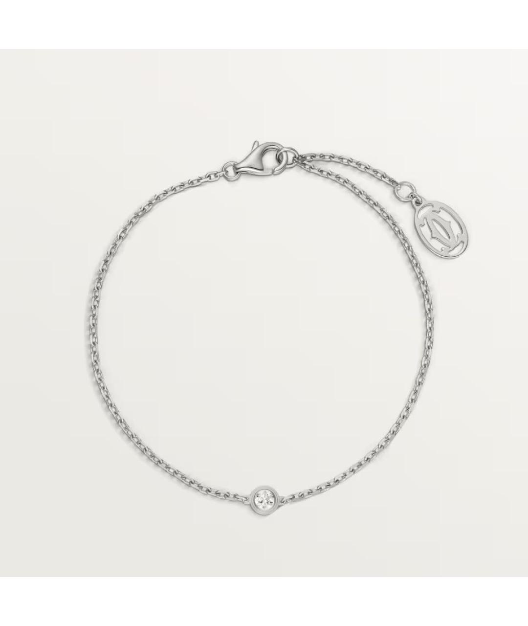 CARTIER Серебряный браслет из белого золота, фото 8