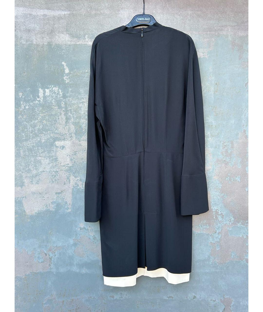 MARNI Черное шелковое платье, фото 3